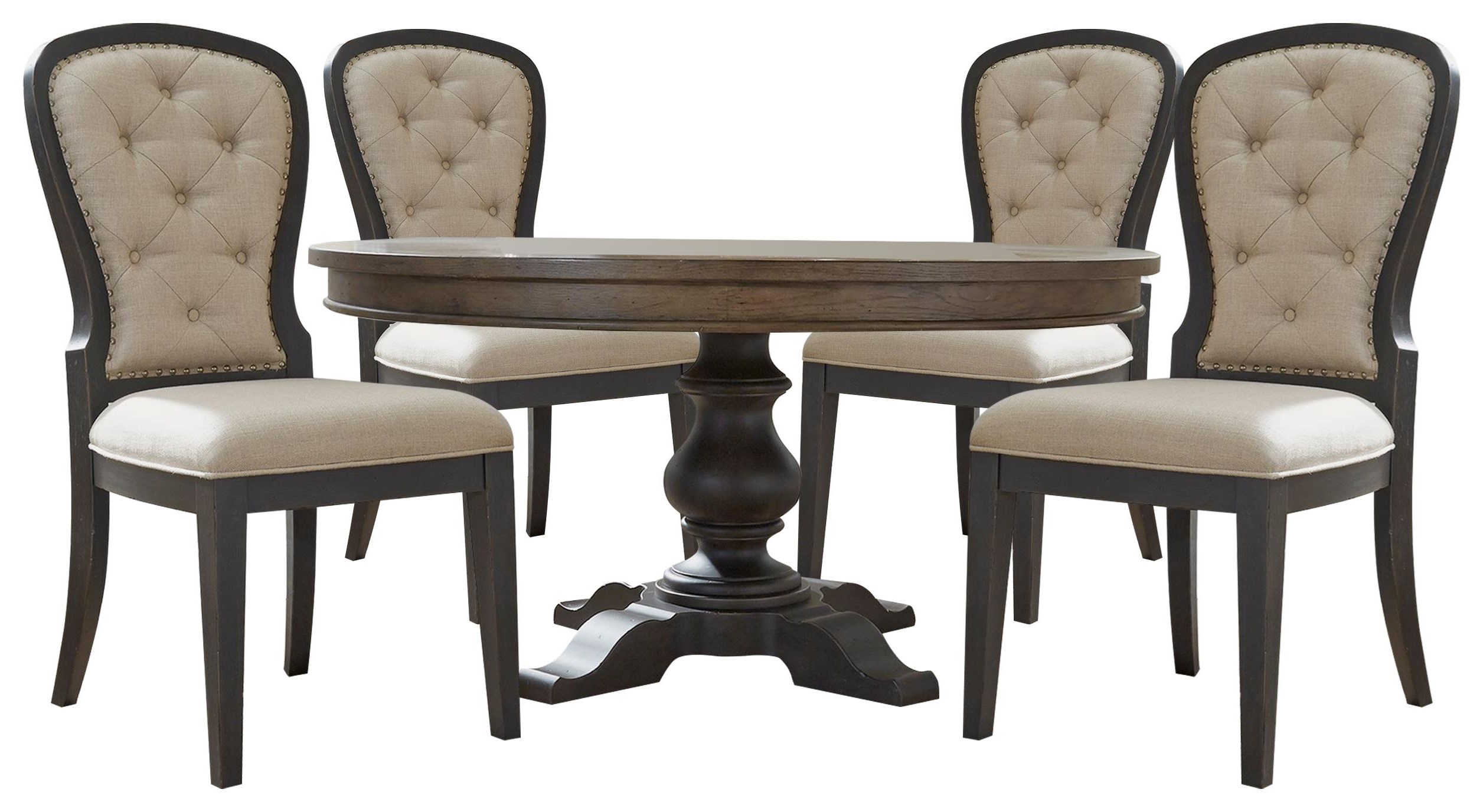 60 inch top round farmhouse table